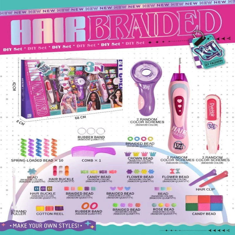 Buy 3In 1 Braided Craft Set For Kids | Yallatoys.com