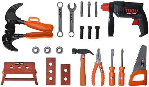 Buy Construction Tool Set With Carrying Case | Yallatoys.com