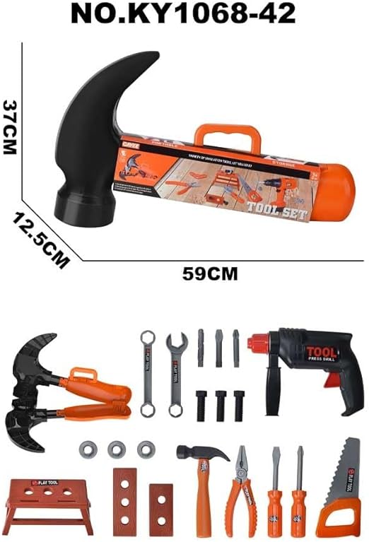 Buy Construction Tool Set With Carrying Case | Yallatoys.com