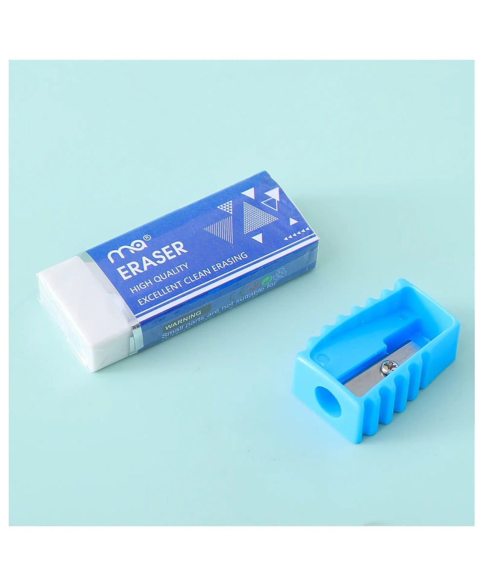 Buy Zipper Bag Stationery Set Blue | Yallatoys.com
