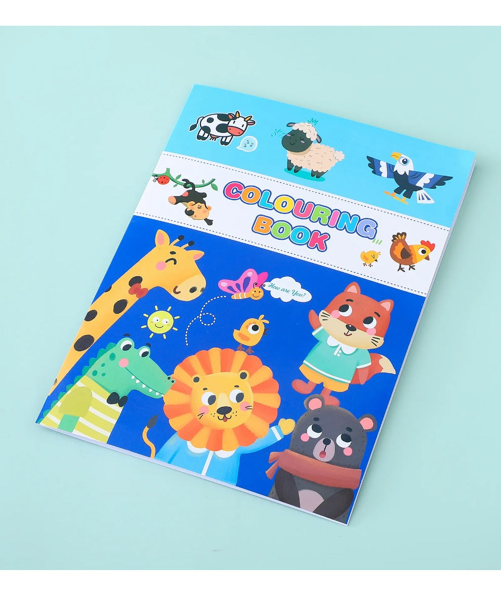 Buy Zipper Bag Stationery Set Blue | Yallatoys.com