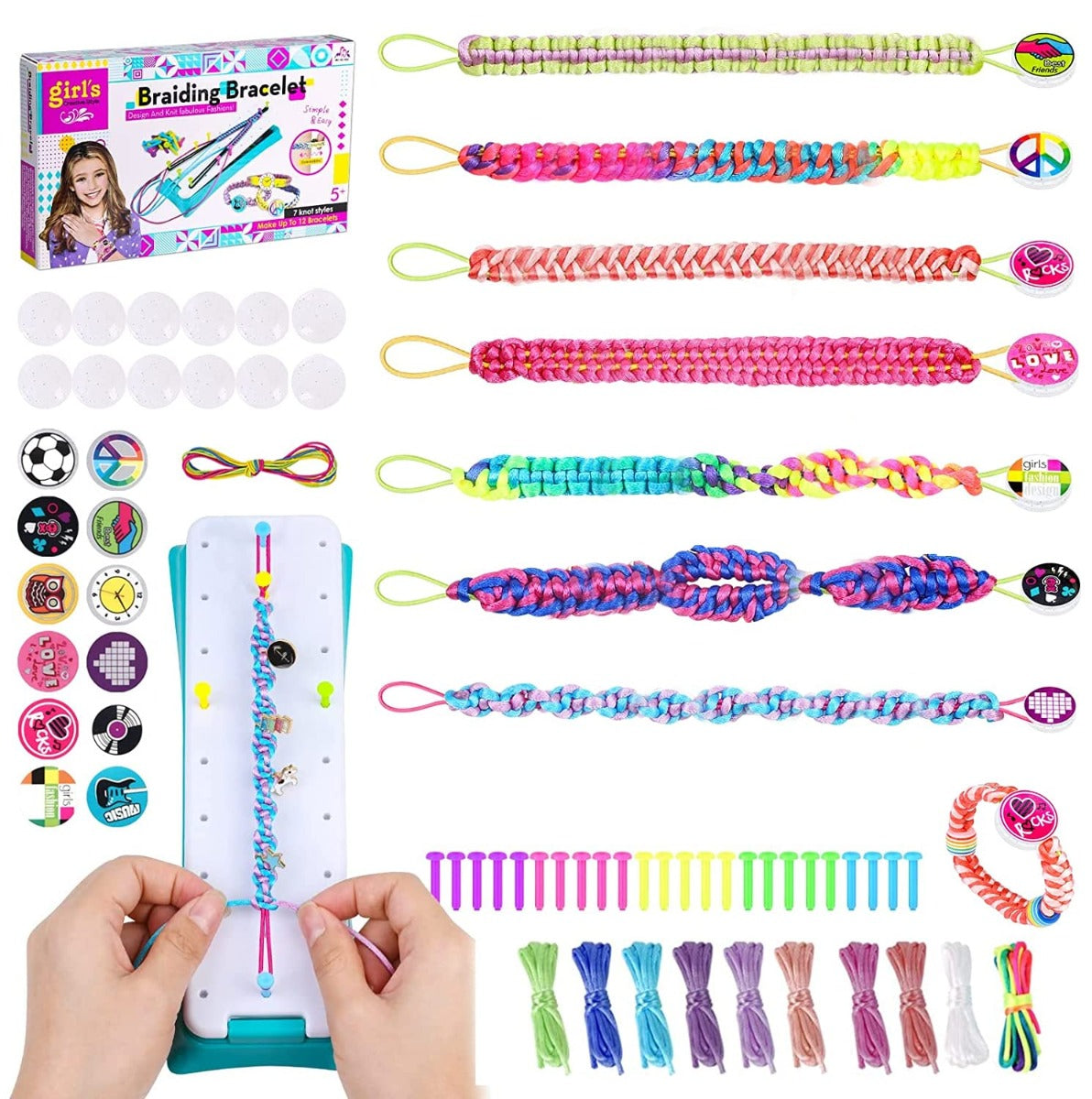 Buy MBK Friendship DIY Bracelet Braiding Making Kit | Yallatoys.com