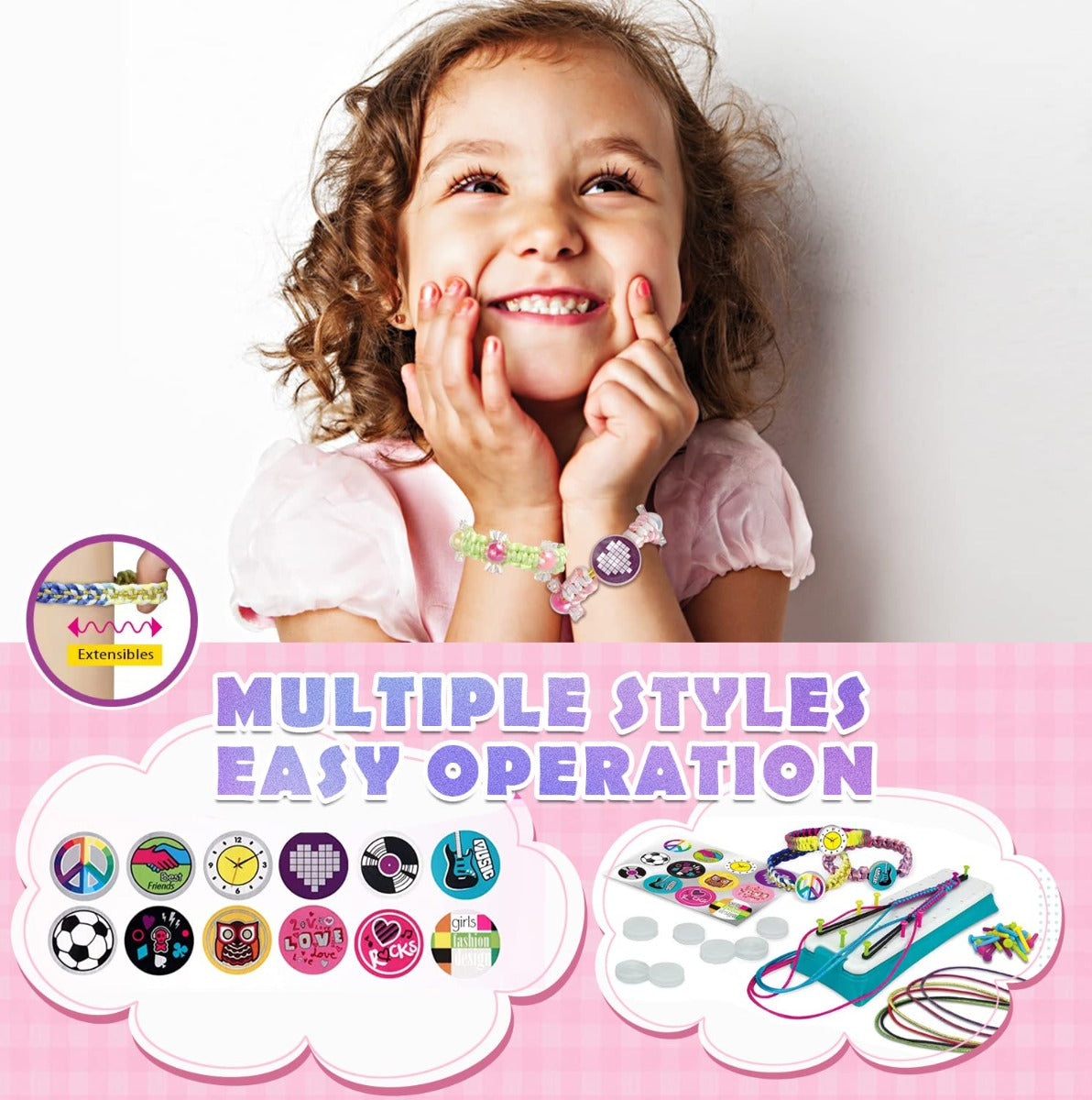 Buy MBK Friendship DIY Bracelet Braiding Making Kit | Yallatoys.com