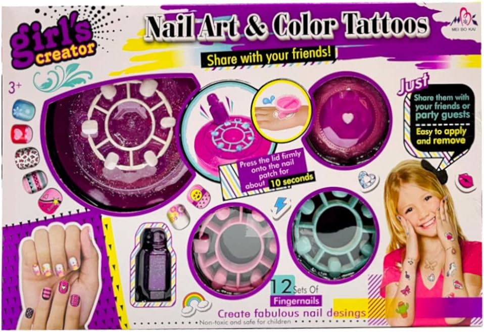 Buy MBK Nail Art and Color Tattoos | Yallatoys.com