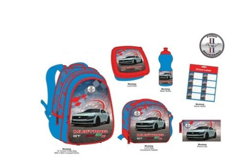 Buy Mustang 6 In 1 Backpack Set 16inch | Yallatoys.com
