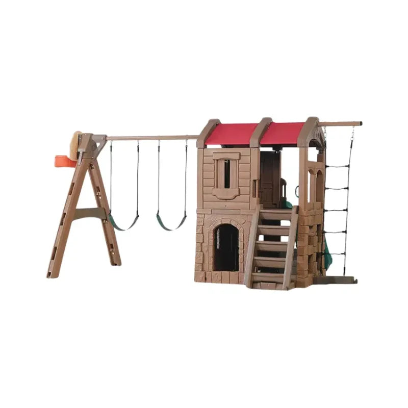 Buy Rustic Lodge Play Center 7-in-1 Adventure Set | Yallatoys.com