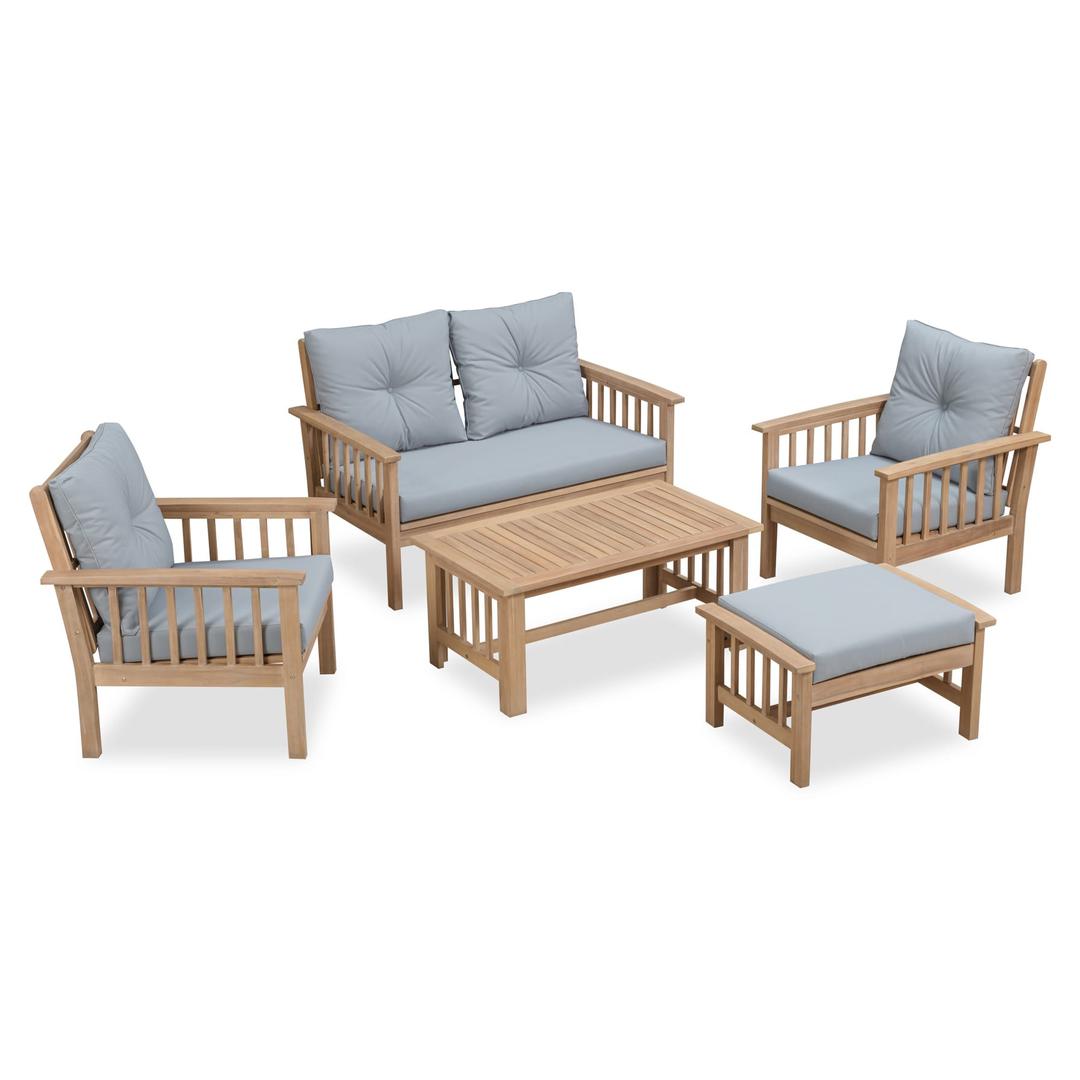 Buy Grandala 6Pcs Moroccan Acacia Garden Sofa Set | Yallatoys.com