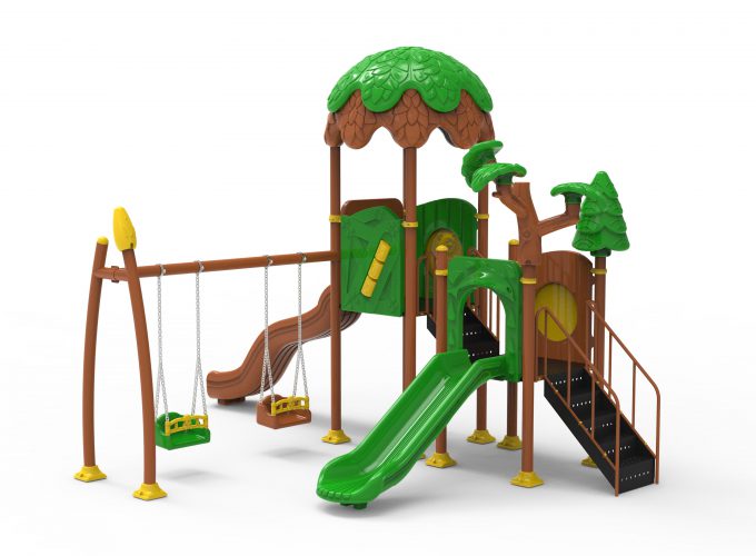 Buy Nature Series Playgorund Set with Swings and Slide | Yallatoys.com