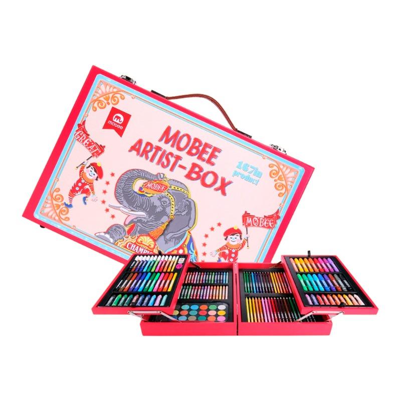 Buy Mobee Artist Orange Box 167 Pcs | Yallatoys.com