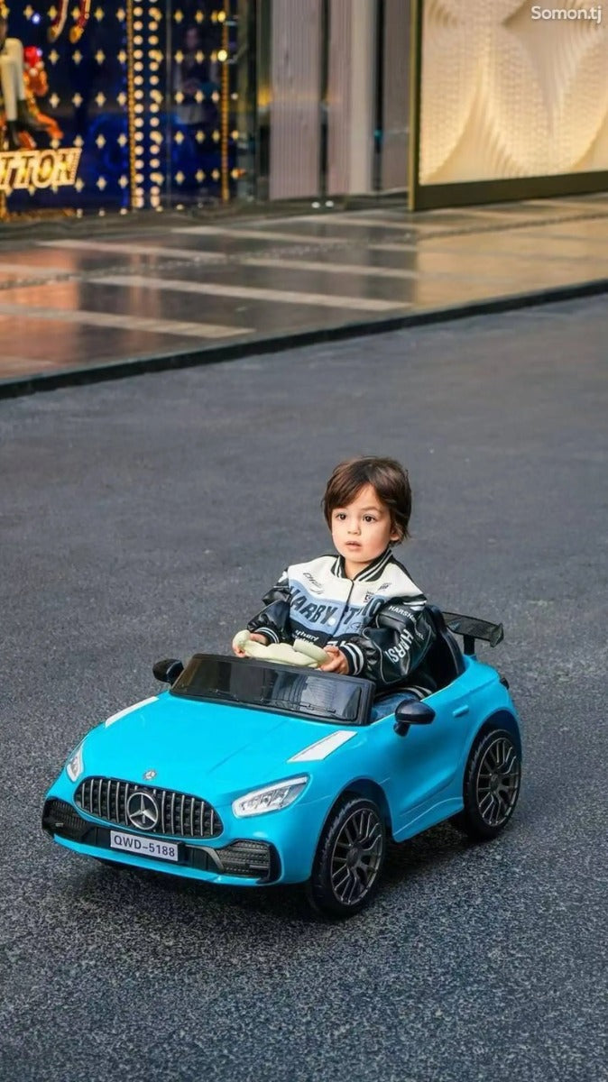 Buy Mercedes 12V Battery Operated Ride On Car Blue | Yallatoys.com