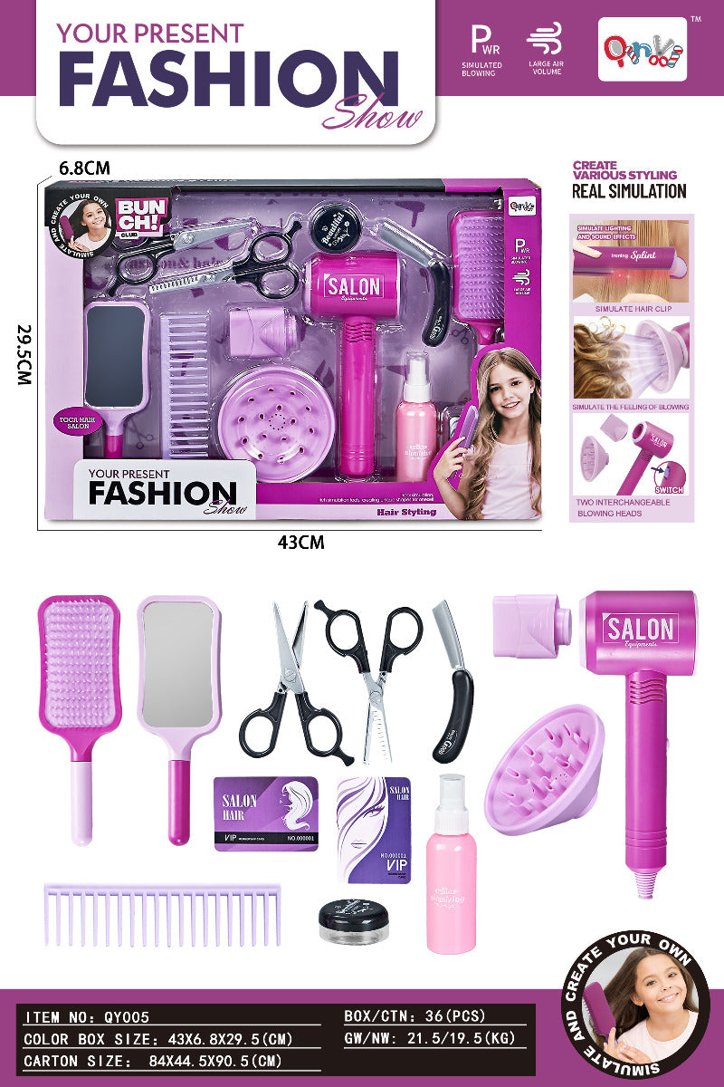 Buy Beauty Saloon Playset 13pcs | Yallatoys.com