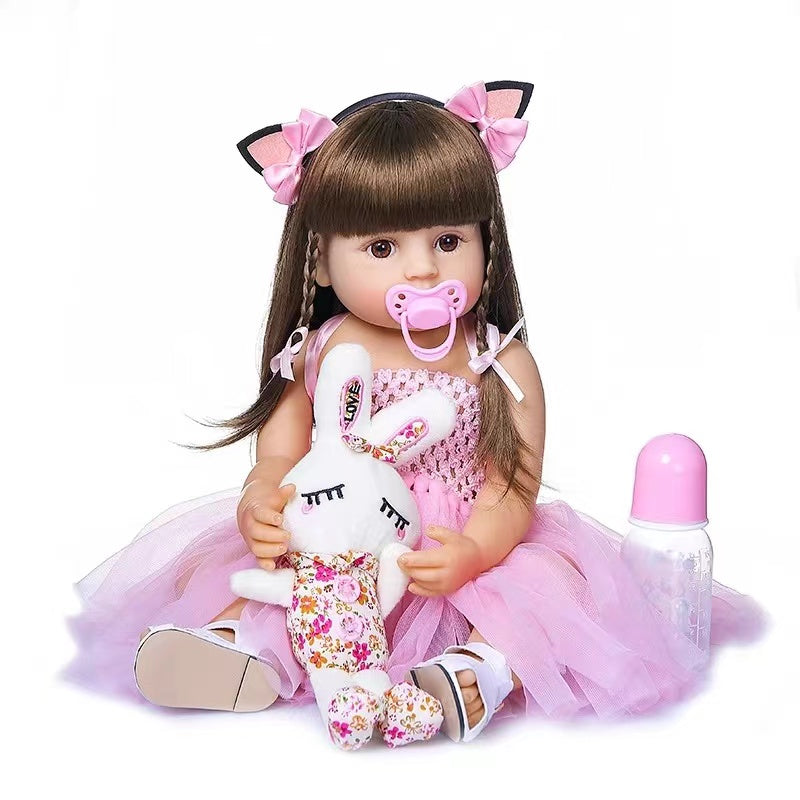 Buy Reborn 46cm Baby Doll Soft Vinyl Silicone Born Baby Doll | Yallatoys.com