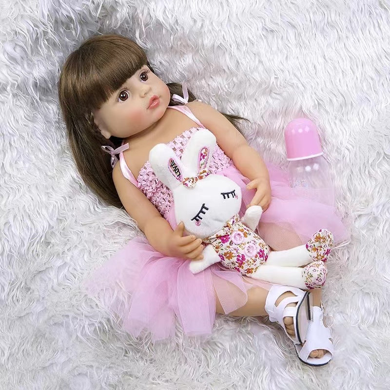 Buy Reborn 46cm Baby Doll Soft Vinyl Silicone Born Baby Doll | Yallatoys.com