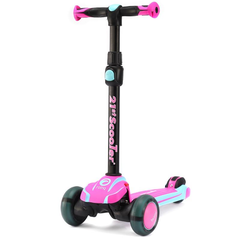 Buy Ryin 3 Wheeled Twist Scooter Pink Black | Yallatoys.com