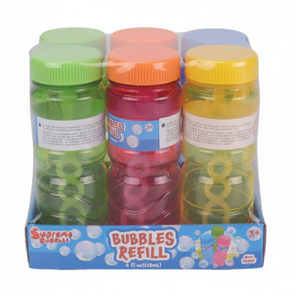 Buy Supreme Bubbles Bubble Refill with Wand 118ml 6Pcs | Yallatoys.com