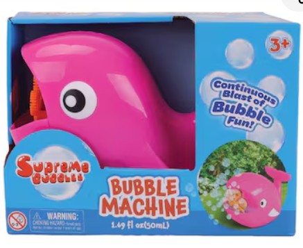 Buy Supreme Bubbles Whale Bubble Machine 50ml | Yallatoys.com
