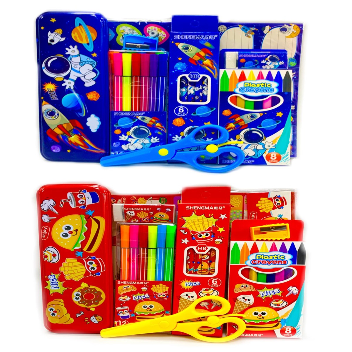 Buy Pvc Bag Stationery Set SM8867 Assorted (Sold Separately Subjected to Availability) | Yallatoys.com