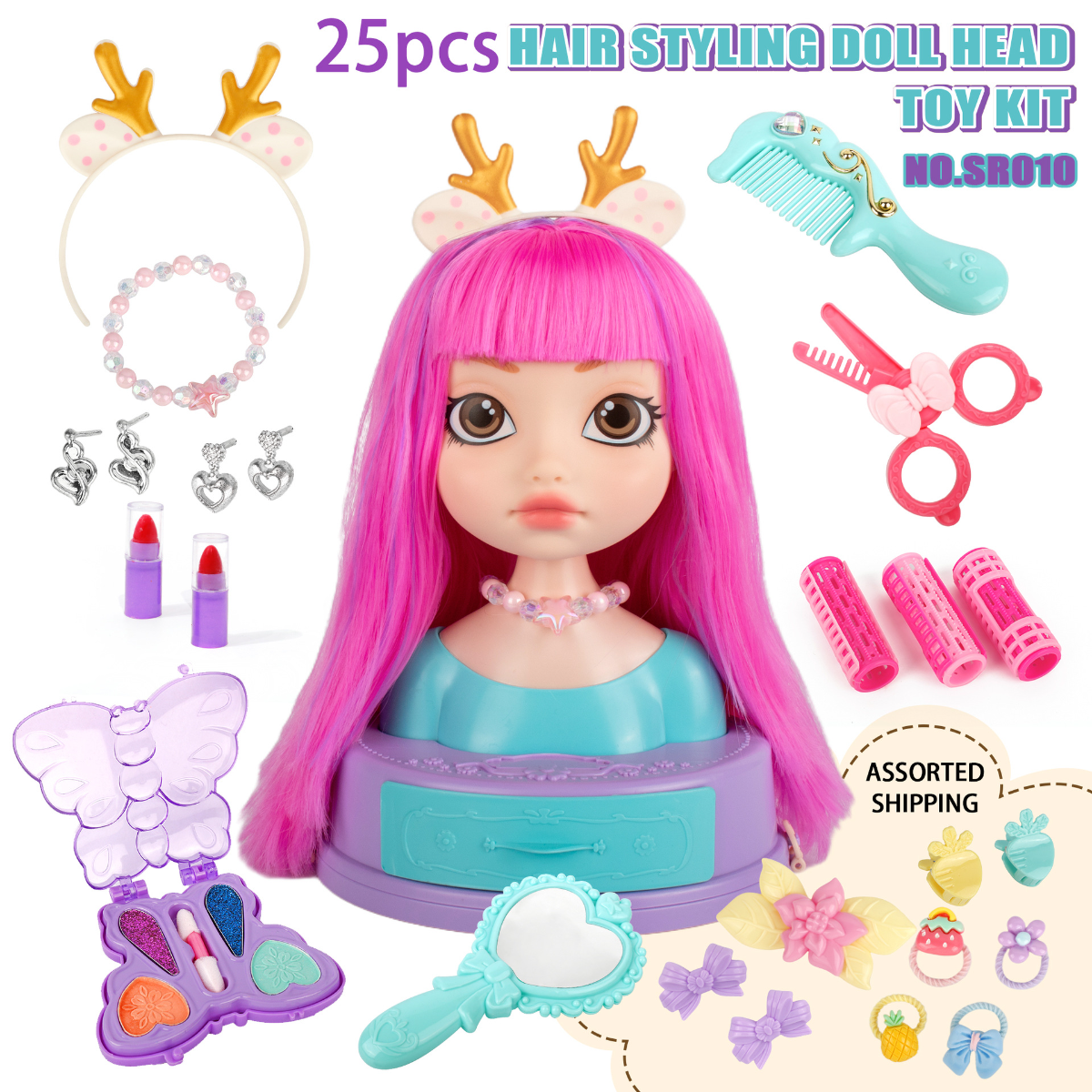 Buy Makeup Sets Hair Styling 25 Pcs | Yallatoys.com