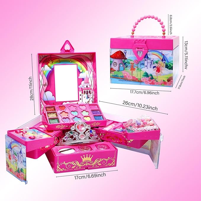 Buy Dimaond Treasure Box Kids Makeup Set 22Pcs | Yallatoys.com