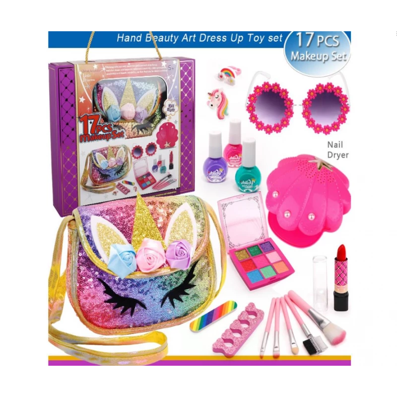 Buy Makeup and Hand Beauty Art Dress Up Toy 17Pcs | Yallatoys.com