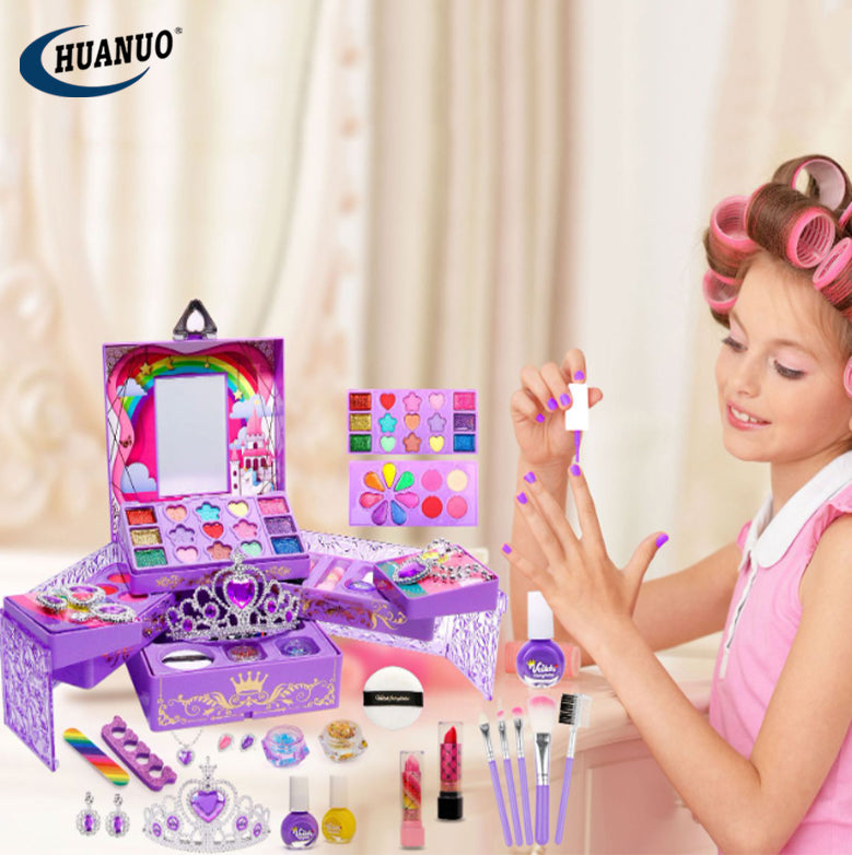 Buy Diamond Treasure Box Purple Makeup Set 23 Pieces | Yallatoys.com