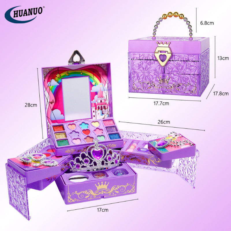Buy Diamond Treasure Box Purple Makeup Set 23 Pieces | Yallatoys.com
