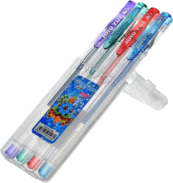 Buy Glitter Ink Pen 4 Pens | Yallatoys.com