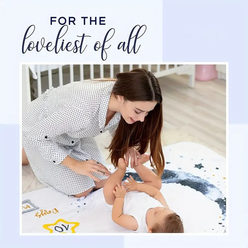 Baby Milestone Blanket Boy 1pc Yalla Gifting Yallatoys