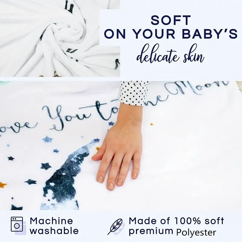 Baby Milestone Blanket Boy 1pc Yalla Gifting Yallatoys
