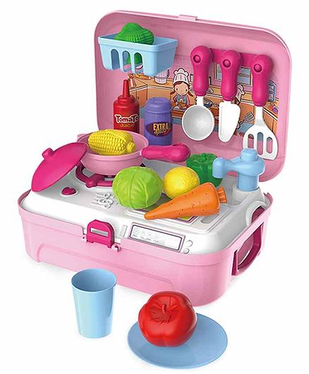 Buy Kitchen Set with Play Foods | Yallatoys.com