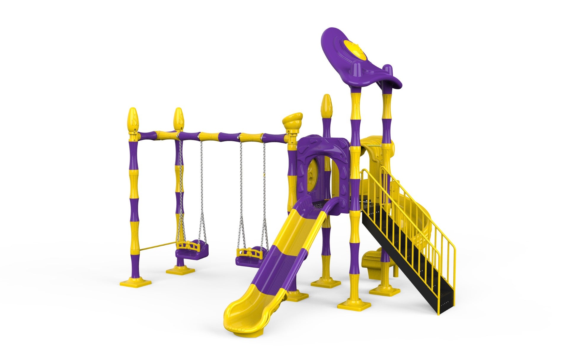 Buy Tree Series Slide with Tower and Swings | Yallatoys.com