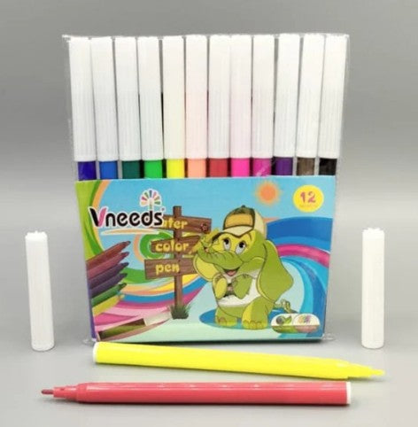 Buy Vneeds Colour Pen 12 Pcs | Yallatoys.com