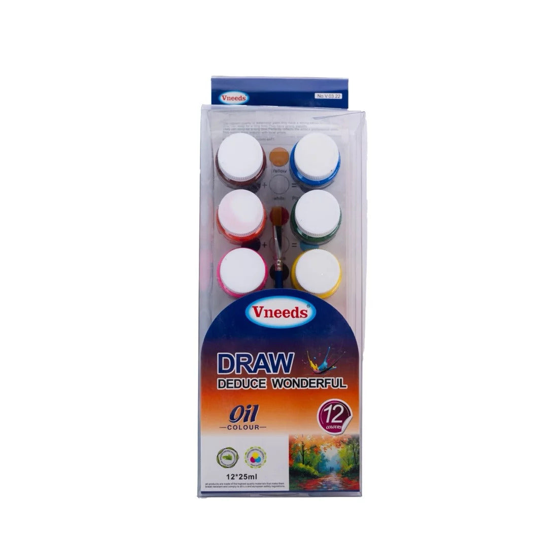 Buy Vneeds Oil Colour Bottle 12 Pcs | Yallatoys.com