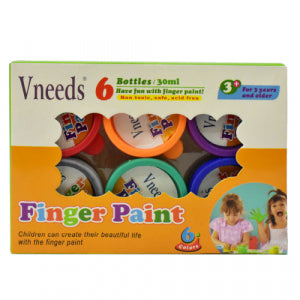 Buy Vneeds Finger Paint Set Of 6 | Yallatoys.com
