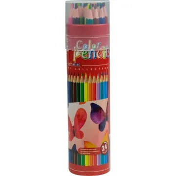 Buy Vneeds Colour Pencil Drum 12 Pcs | Yallatoys.com