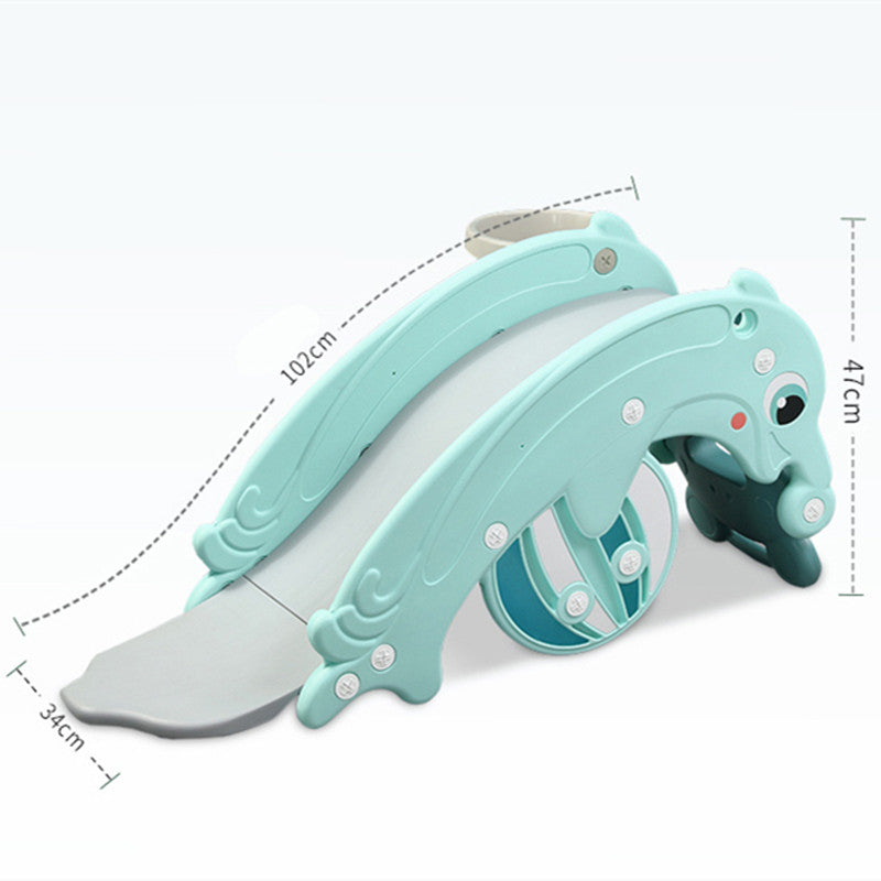 Buy Kids 2 in 1 Rocking chair and Slide Mint | Yallatoys.com
