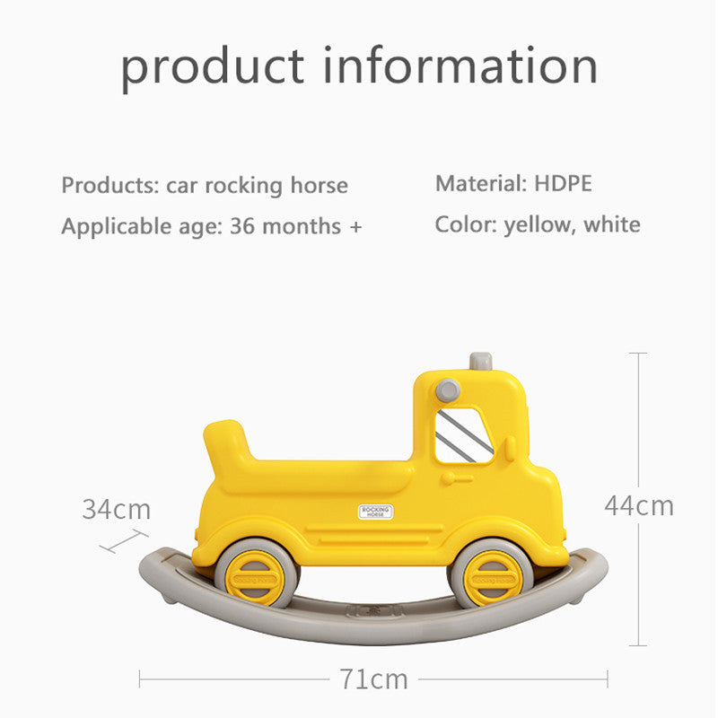 Buy Kids Roacking Truck Yellow | Yallatoys.com