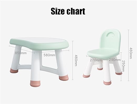 Buy Kids Table and Stool Green | Yallatoys.com