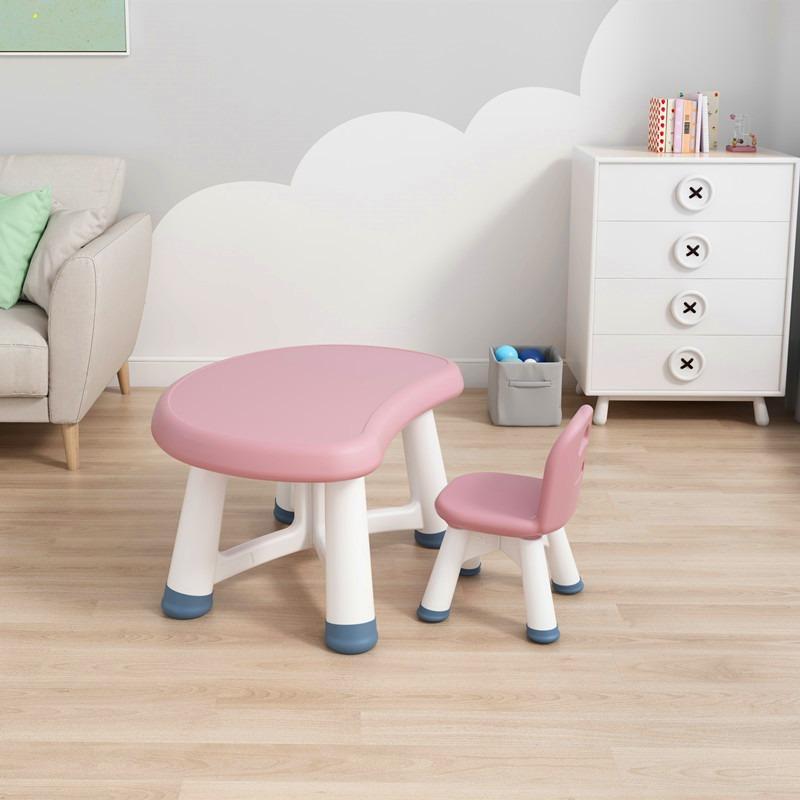 Buy Kids Table and Stool Pink | Yallatoys.com