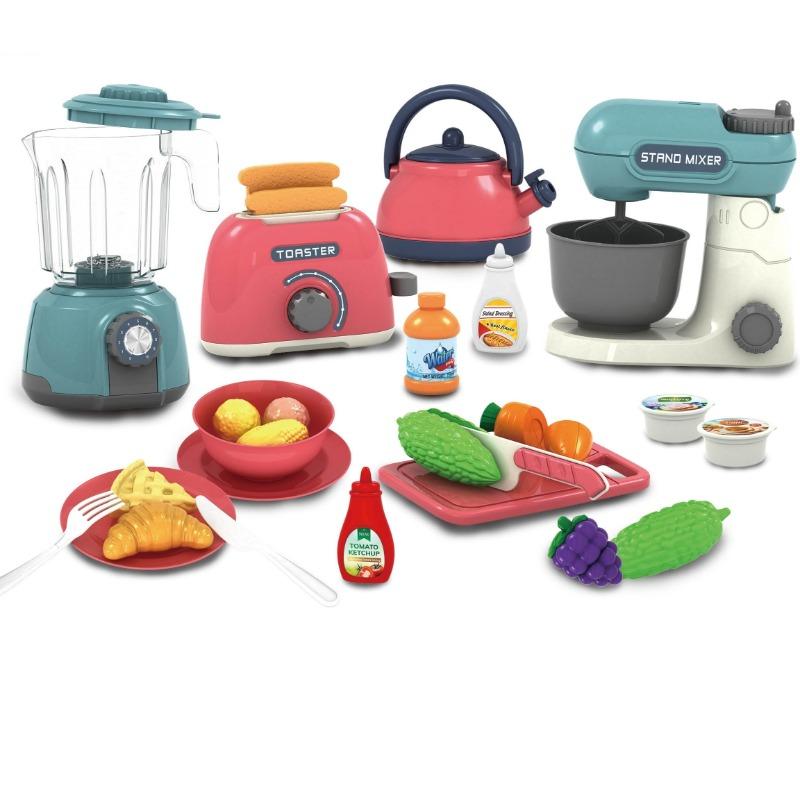Buy Kitchen Set Pink And Green 12 Pcs | Yallatoys.com