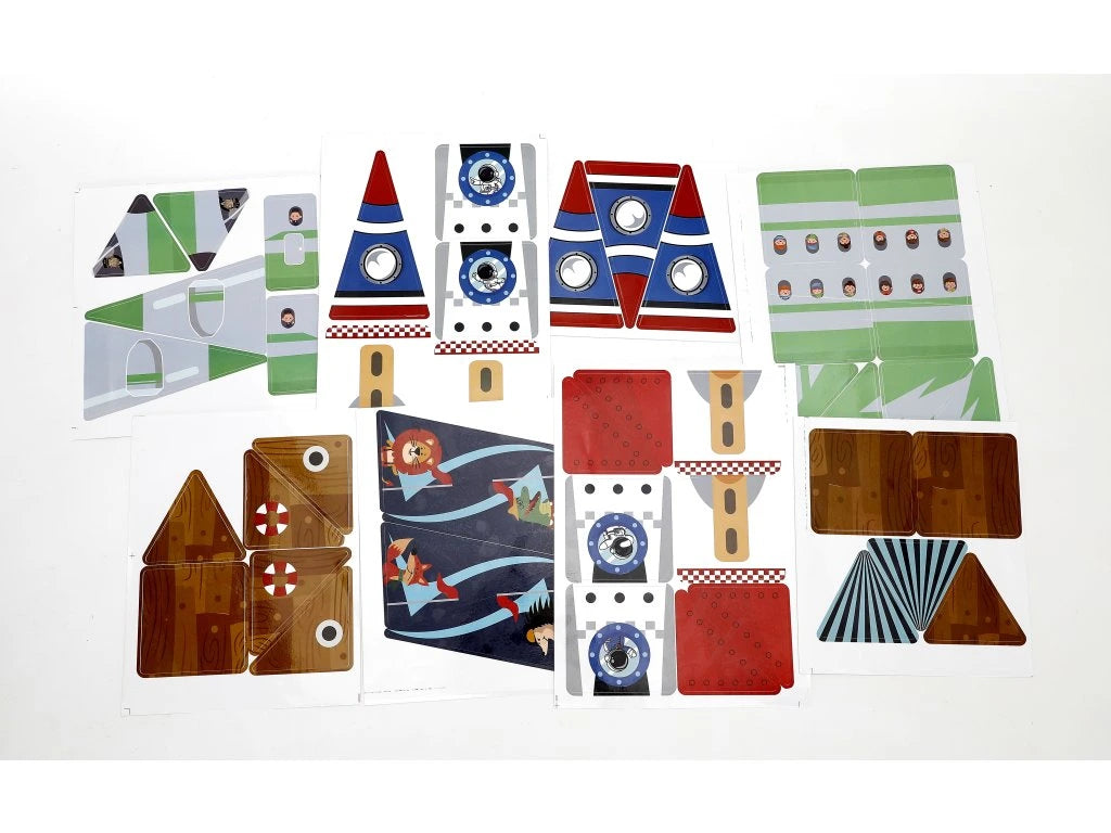 Buy Kaleidoscope Diamond Pattern Magnetic Blocks 50Pcs | Yallatoys.com