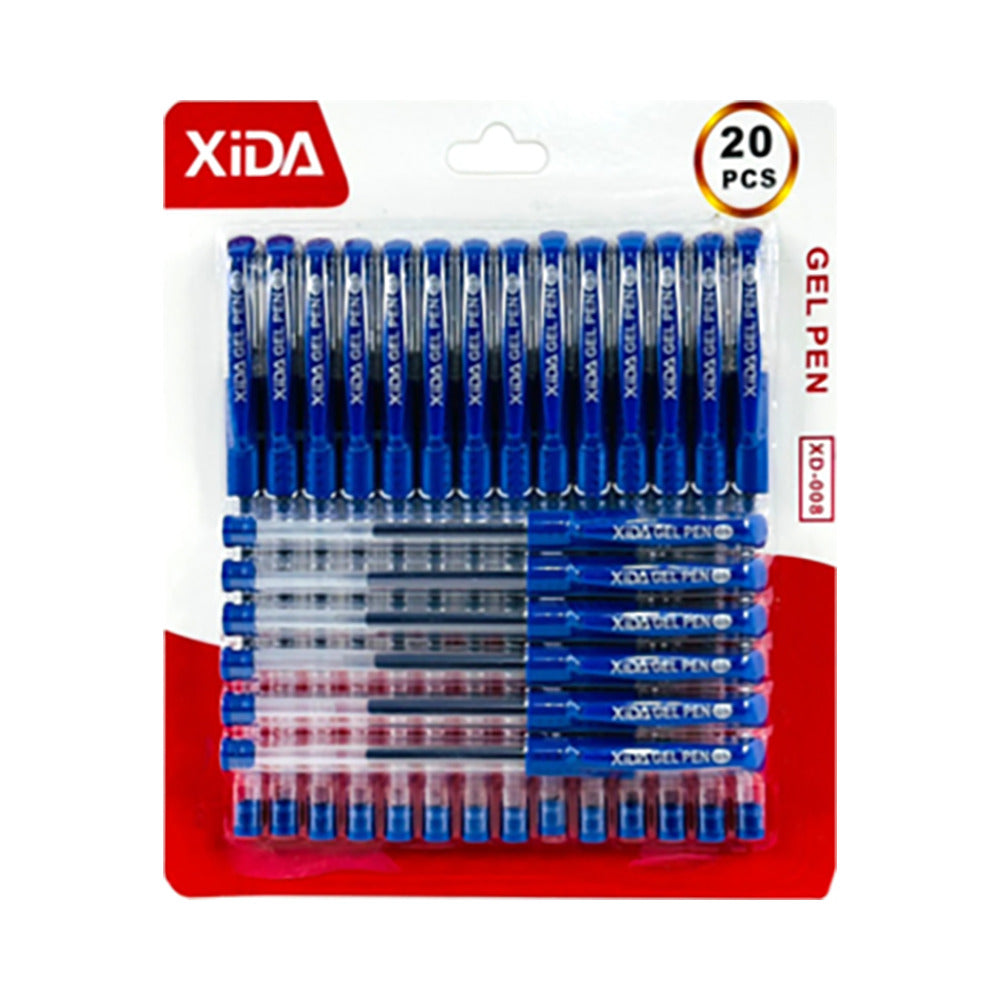 Buy Xida Gel Pen 20Pcs Card | Yallatoys.com