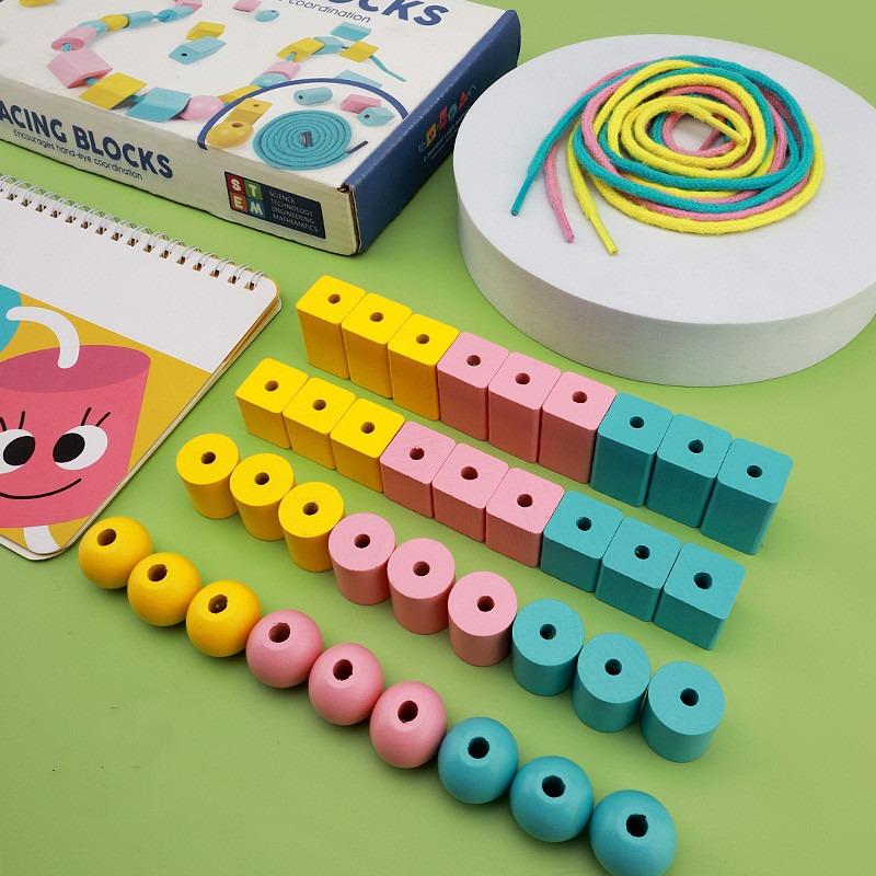 Buy Lacing Blocks Beads And Threading | Yallatoys.com