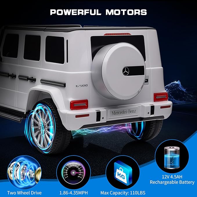 Buy Mercedes Benz G500 12V Battery Operated RideOn | Yallatoys.com