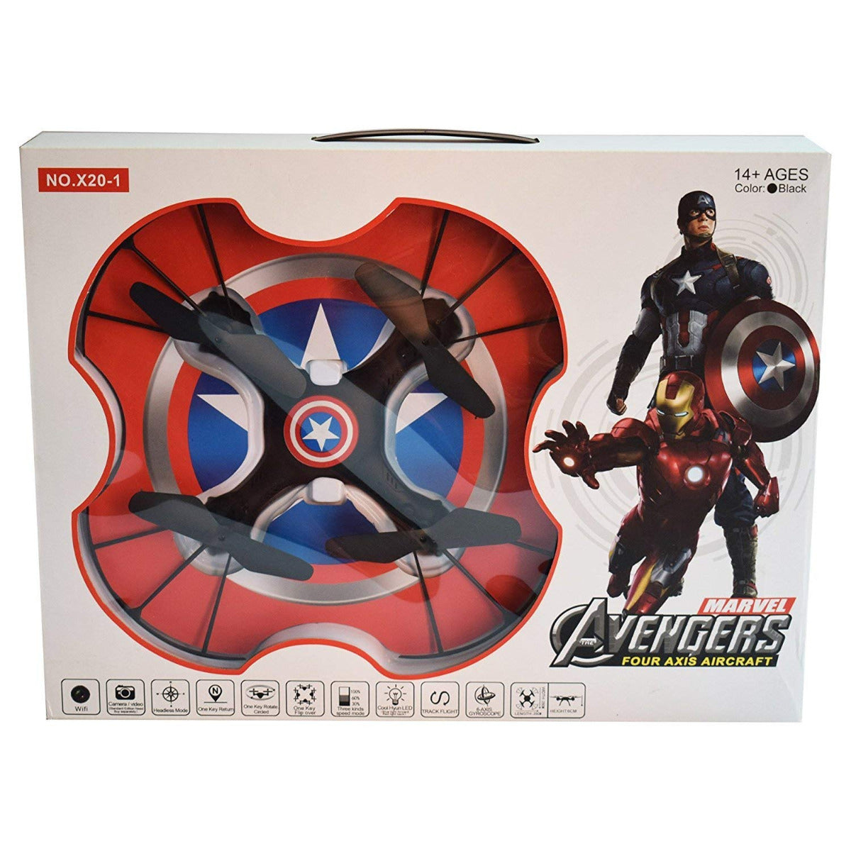 Buy Captain America Rechargable RC Drone | Yallatoys.com
