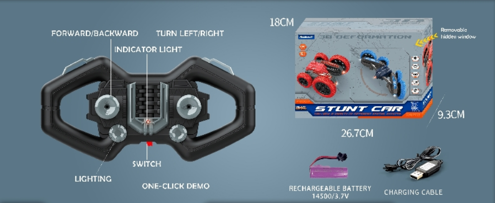 Buy Stunt Car Remote Controlled (Sold Separately Subject To Availability) | Yallatoys.com