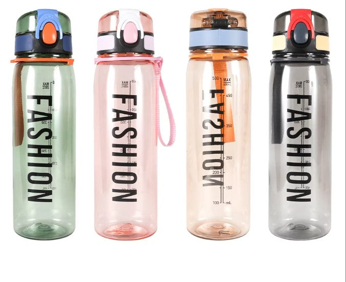 Buy Plastic Sports Water Bottle  600 ml Assorted (Sold Separately Subjected to Availability) | Yallatoys.com