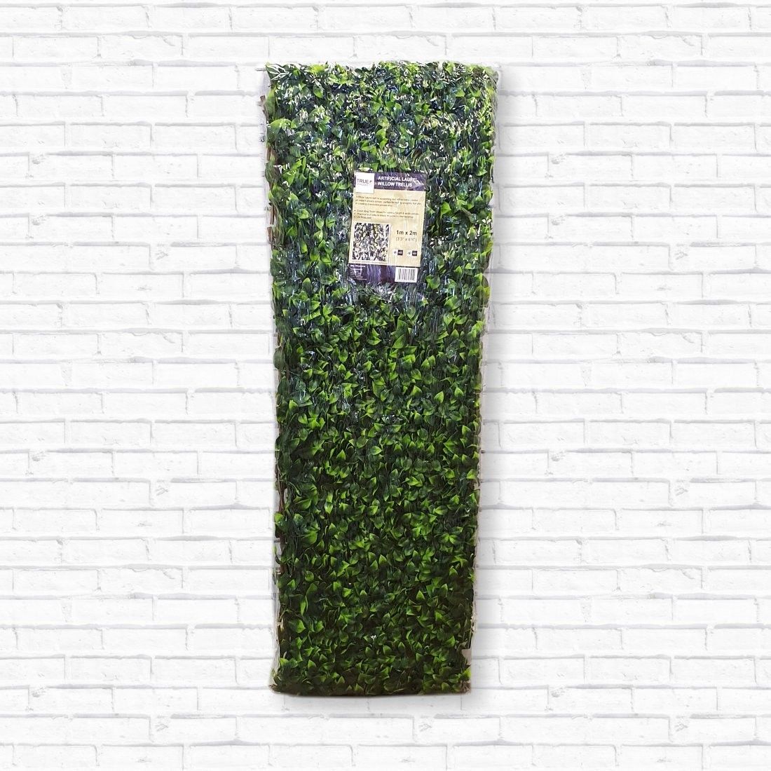 Buy Artificial Variegated Laurel Expanding Willow Trellis Fence | Yallatoys.com