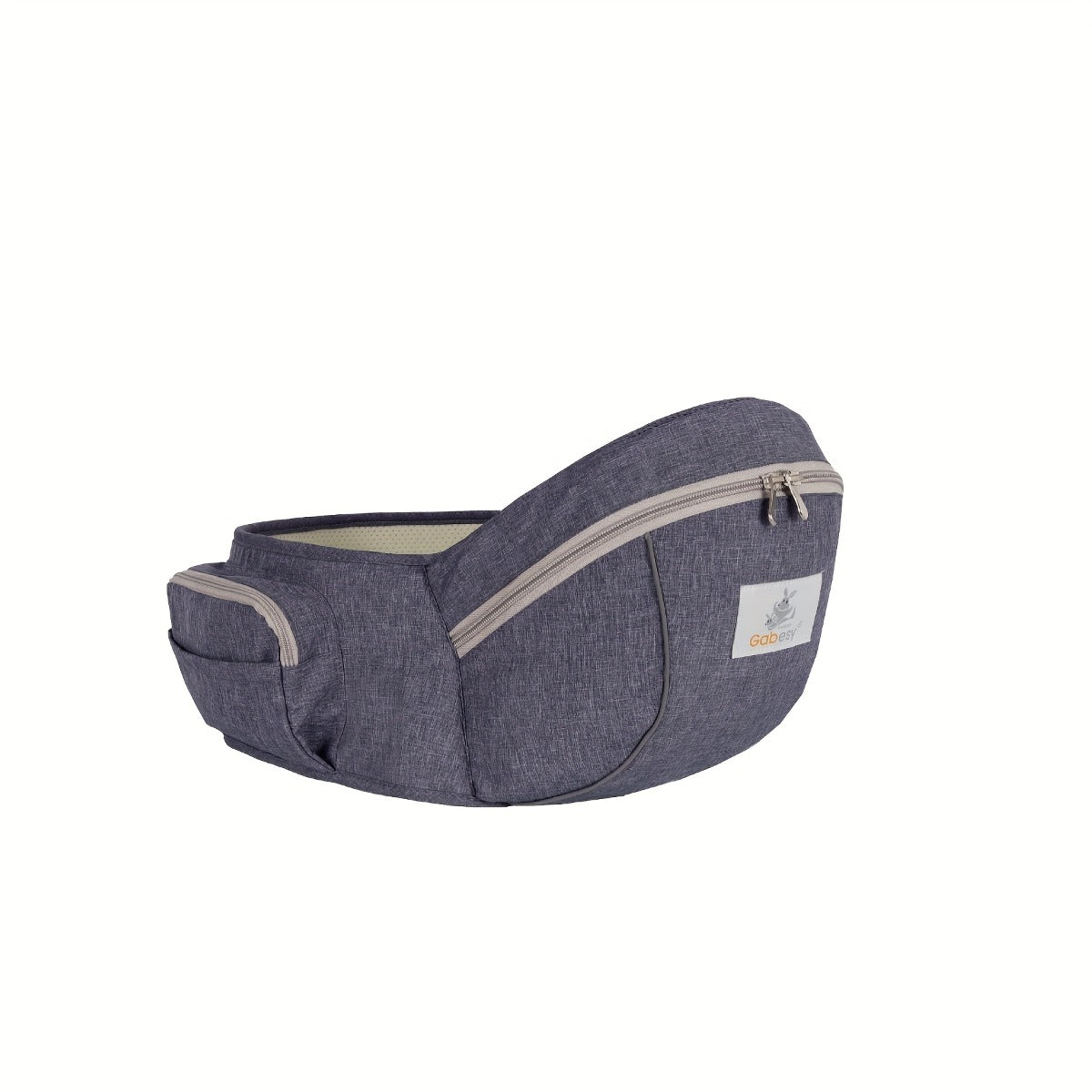 Ergonomic Grey Polyester Baby Hip Seat  Up t0 9 -18 kg Yalla Gifting Yallatoys
