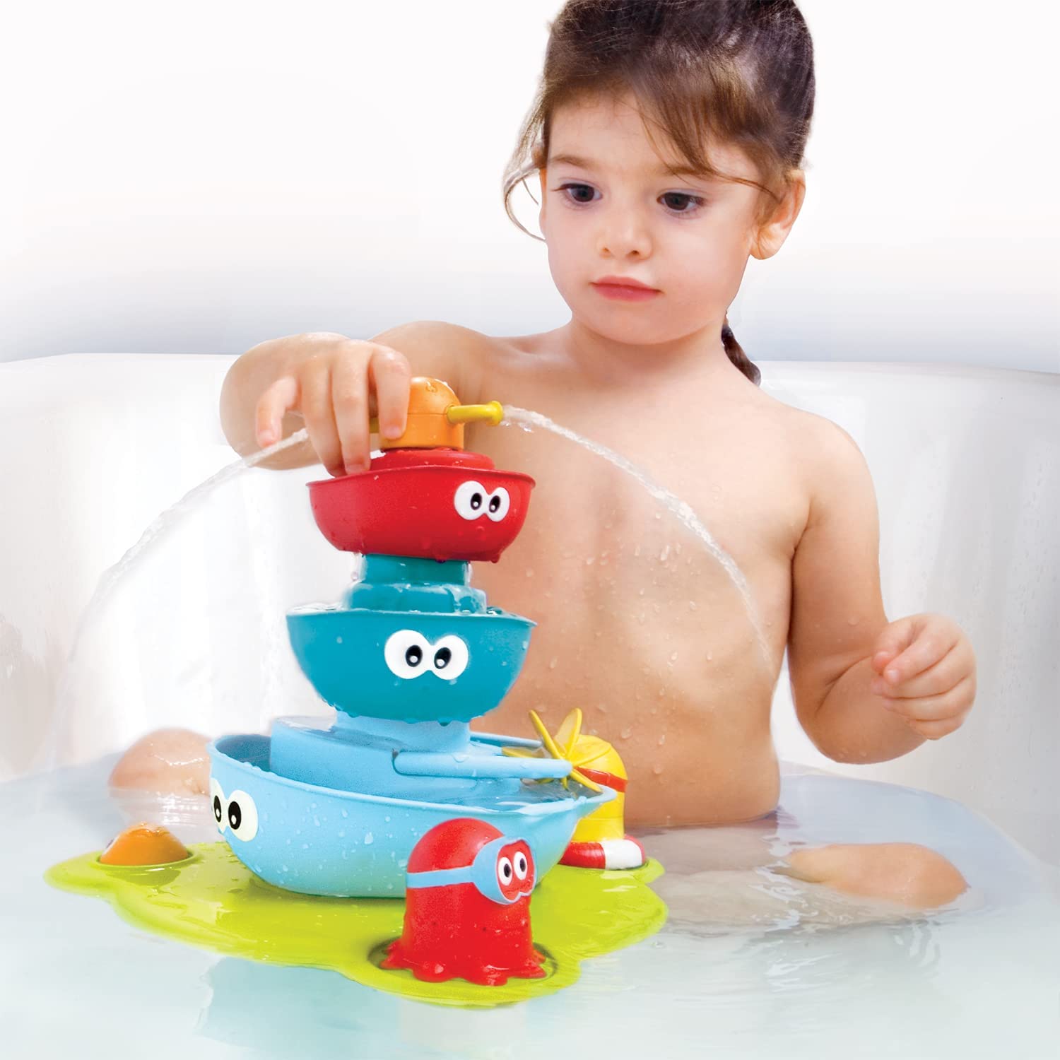 Yookidoo Stack 'N' Spray Tub Fountain Yookidoo Yallatoys